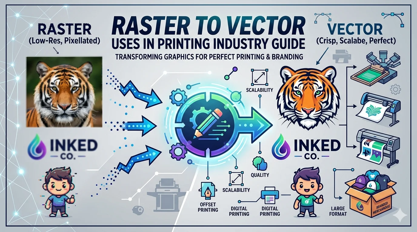 Raster to Vector Uses in the Printing Industry